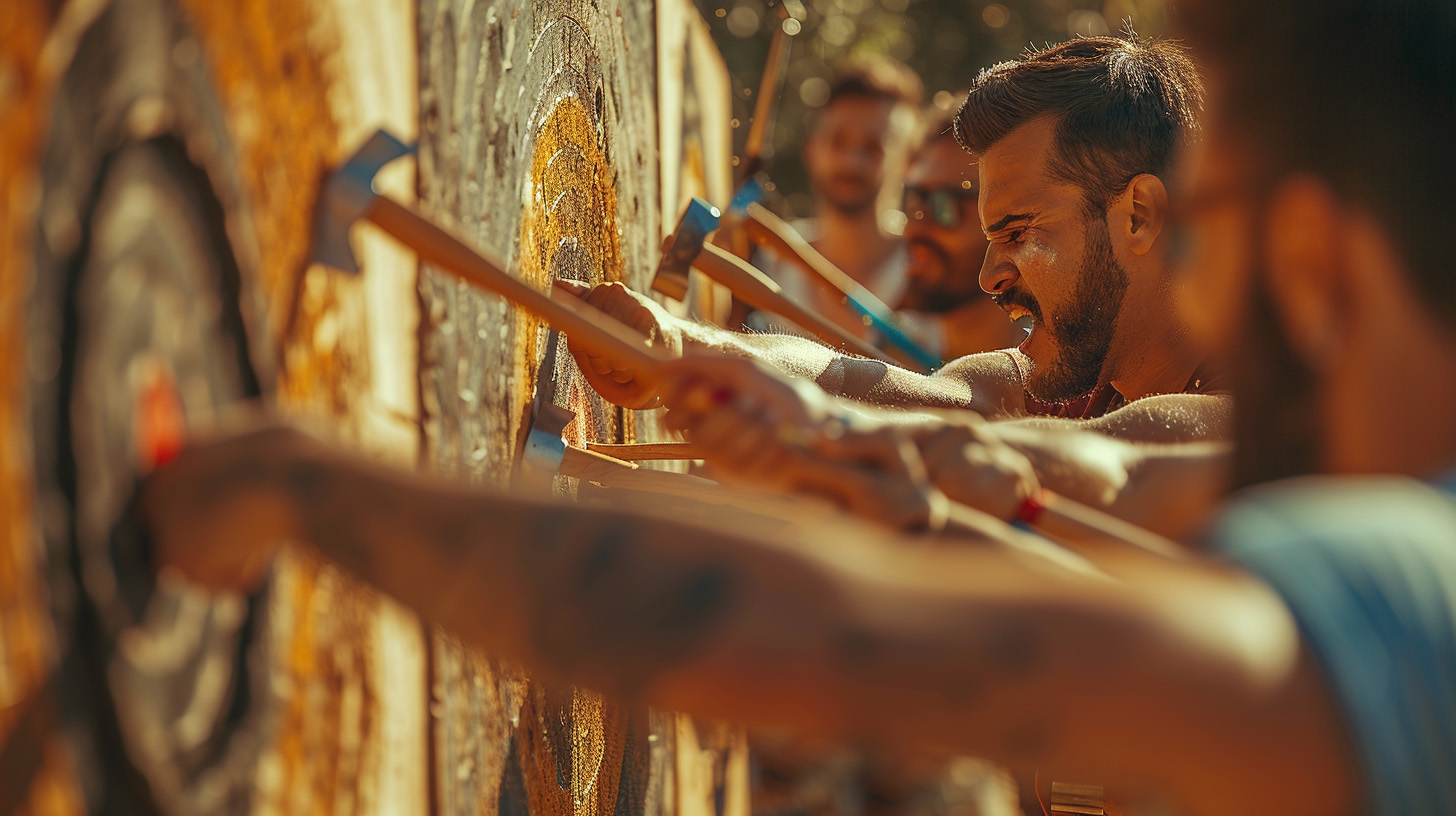Axe Throwing Challenge in Amsterdam