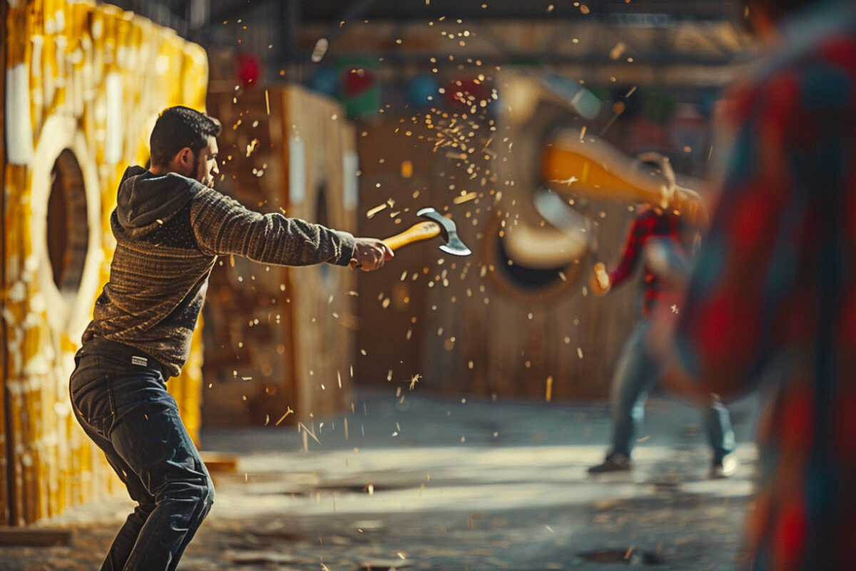 Axe Throwing Challenge in Amsterdam