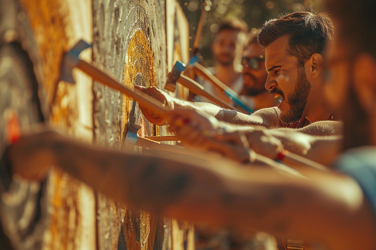 Axe Throwing Challenge in Amsterdam