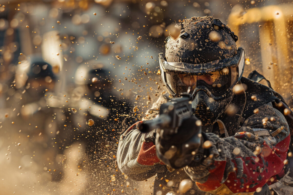 Outdoor Paintball Battle in Amsterdam